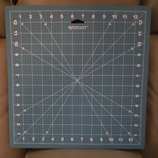 Westcott 12" x 12" Self-Healing Cutting Mat, for Craft, Blue, 1-Count