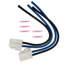2-pin Universal Electric Cooling Fan 2 Terminal Pigtail Plug Wire Harness Connec