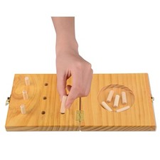 9 Hole Wooden Pegboard for Occupational Therapy, Nine Hole Pegboard Test Kit ...