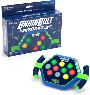 Educational Insights BrainBolt Boost - Memory Game with Light and Sound, Electro