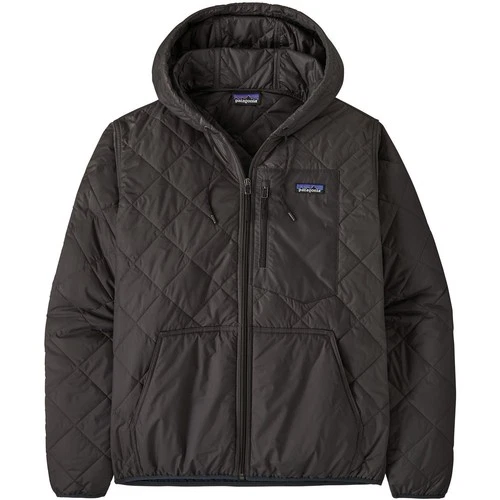 Patagonia Diamond Quilted Insulated Bomber Hoody - Men's,Black/Black,Size XL - product listing photo
