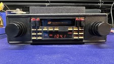 Vintage Dual Knob Shaft Cassette Stereo Radio Amber Illumination Mercedes Bmw Vw
