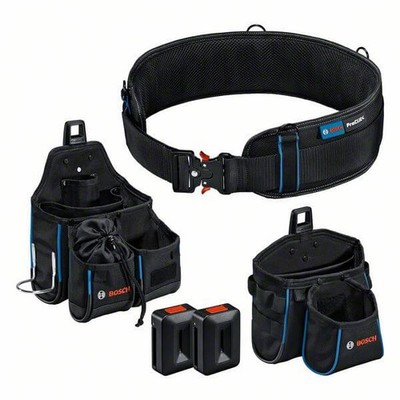 Bosch Werkzeug-Set: je 1x Werkzeuggürtel 93, Werkzeugtasche GWT 2, Werkzeugtasch