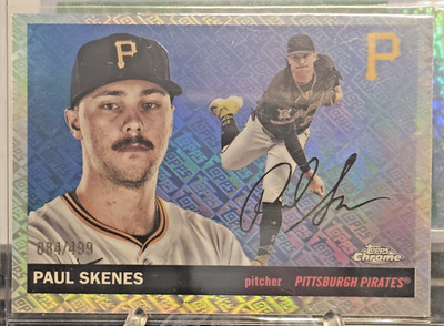 2025 Topps Chrome Platimum - Paul Skenes - Topps Refractor/499 - Pirates