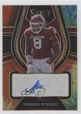 2022 Panini Select Draft Picks Tie-Dye Prizm 17/25 Perrion Winfrey Auto 0c6