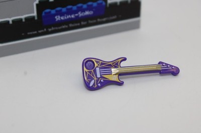 Lego (c) 1x Gitarre - E-Gitarre - dunkellila - 11640pb02 - Figurenzubehör