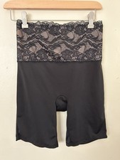 Marilyn Monroe Intimates tummy control shapewear shorts black with lace size 1X