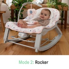 Keep Cozy 3-In-1 Grow with Me Vibrating Baby Bouncer Seat  Infant to Toddler Ro