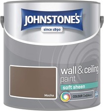Johnstone's Wall & Ceiling Paint Silk Emulsion Smooth Finish Tin 2.5L All Colors