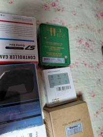 Handheld Game Console Lot Retro Electronic Games Accessories Bundle See Photo