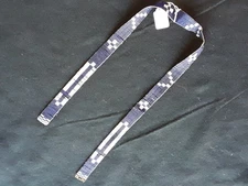 NATIVE AMERICAN BEADED WAMPUM BELT, VINTAGE SINEW SEWN BELT  SD-1025*09012