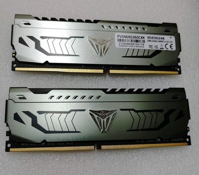 Patriot Viper Steel 64GB (2x32G) DDR4-3600 PC4-28800 CL18 Desktop