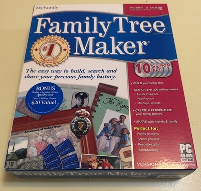 Encore Family Tree Maker 11.2 Deluxe Edition Ancestry