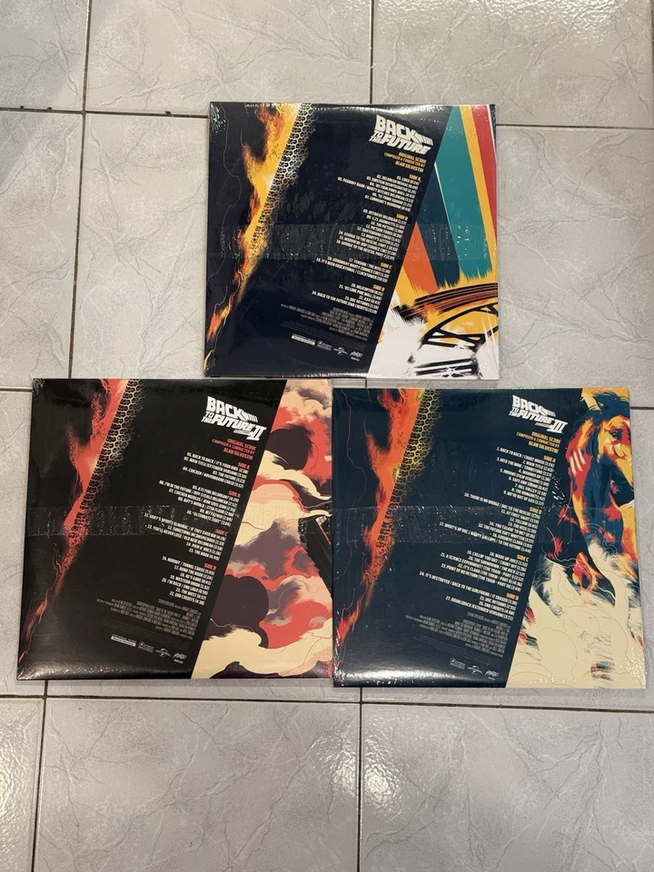 Back To The Future Trilogy LOT 1 I & 2 II & 3 III Mondo Vinyl Sealed - Image 2 of 4