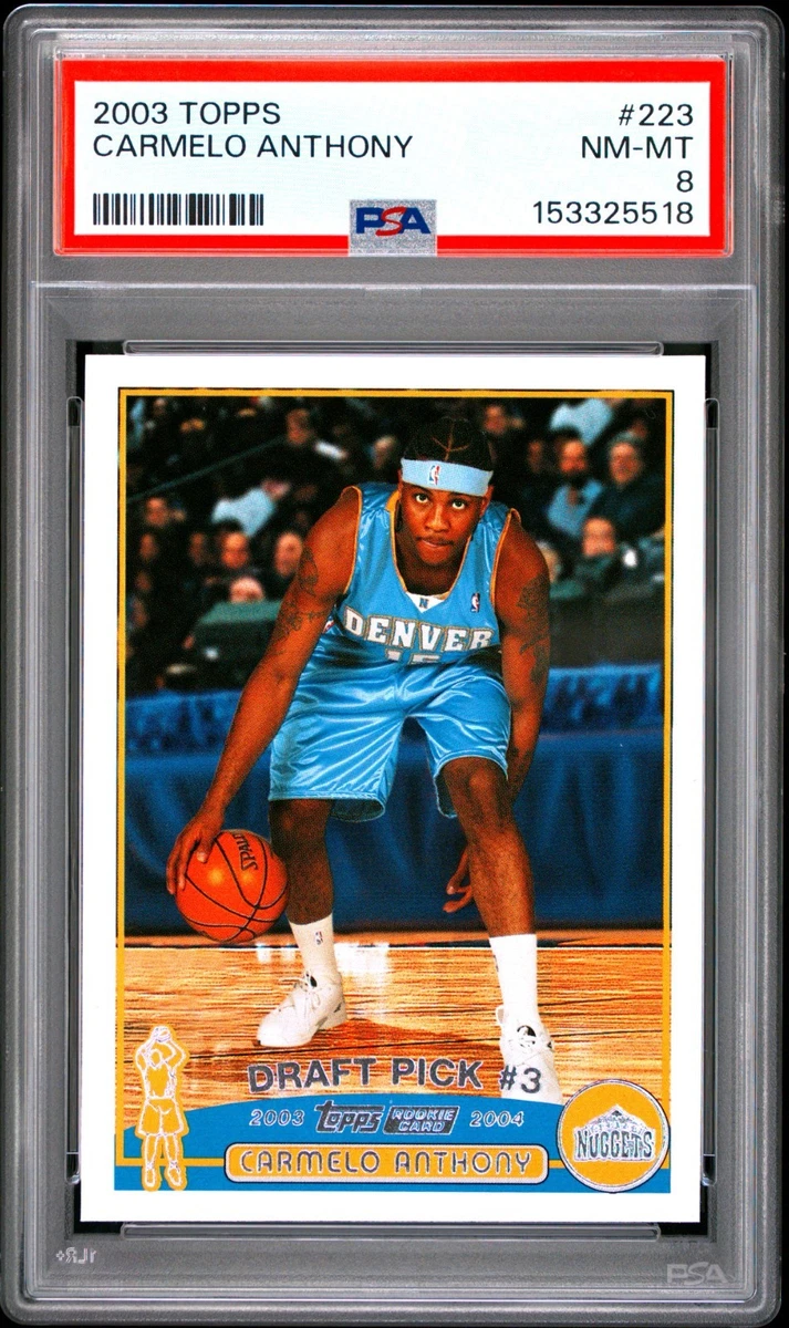 Topps Carmelo Anthony Basketball Sports Trading Card Singles for