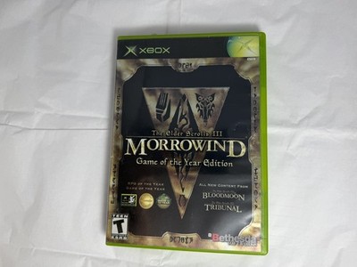 Elder Scrolls III: Morrowind - Game of the Year Edition  (Xbox) Incomplete NTSC