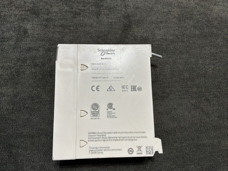 USED Schneider BMXAMI0810 Modicon X80 High Speed Isolated Analog Input Module