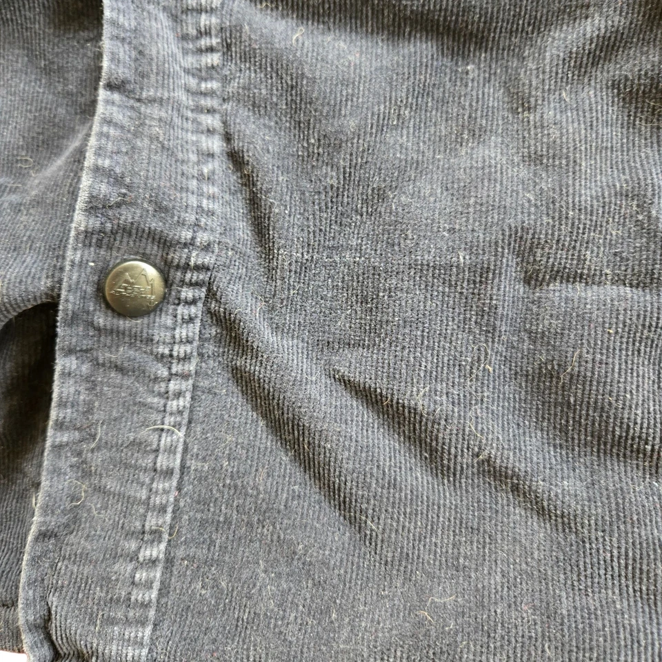 Camisa/chaqueta vintage Bugle Boy Authentics pana forrada de vellón niños grande Foto 4 de 4