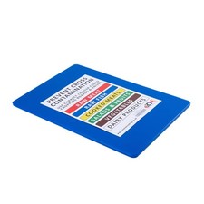 eZone Commercial Kitchen Chopping Boards 45x30cm Multi-Colour Catering Food Prep