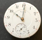 Antique 1909 Elgin Grade 335 Pocket Watch Movement Parts/Repair 18s 17j USA