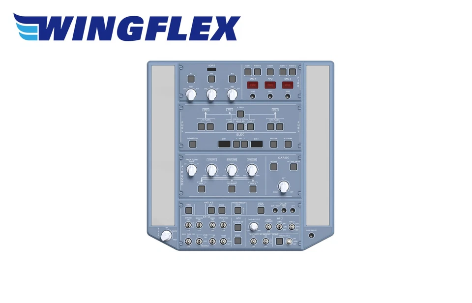 A320 OVERHEAD PANEL FSimGear Wingflex Flight simulator Xplane -  Pre-Order offer - Immagine 3 di 4