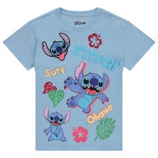 Disney Lilo and Stitch Girls Short Sleeve T-S...