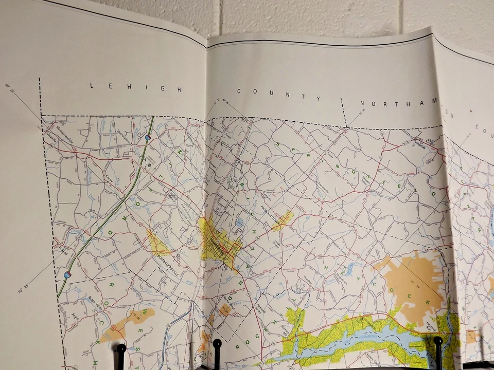 Bucks County, PA  - 2002- General Highway Map - PENNDOT - Image 2 of 2