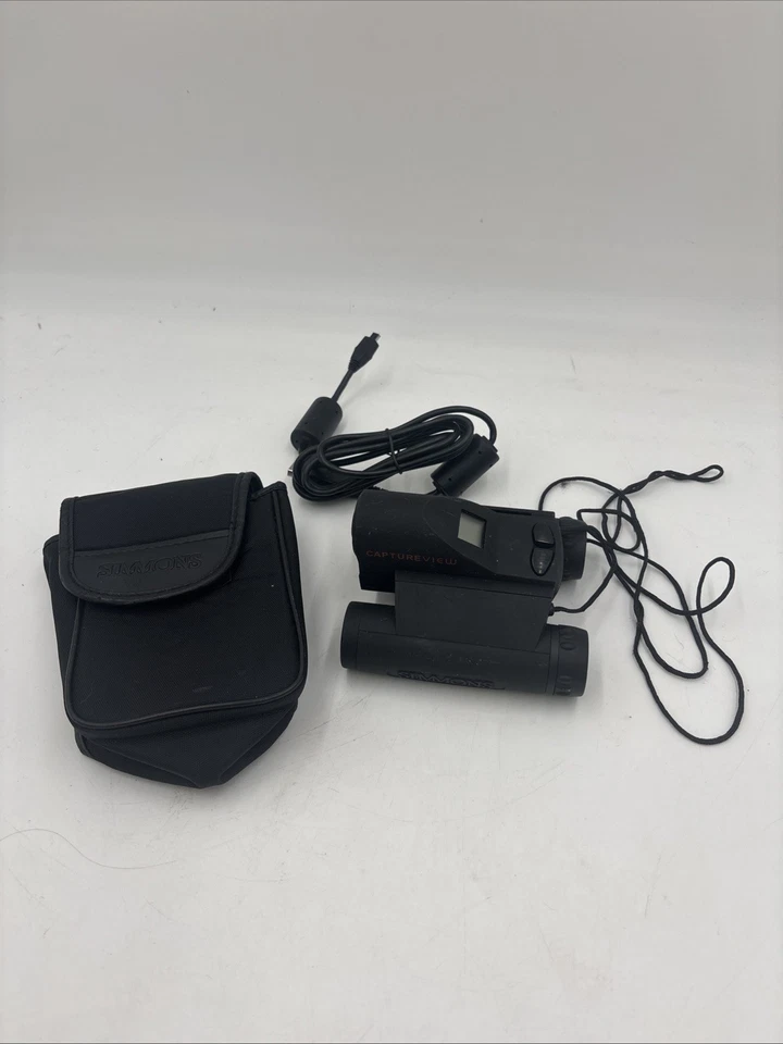 Simmons Capture View 8x22 VGA Integrated Digital Camera Binoculars With Case - Image 2 of 4