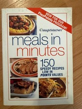 Weight Watchers Meals in Minutes 150 Speedy Recipes Hardcover Cookbook 2003