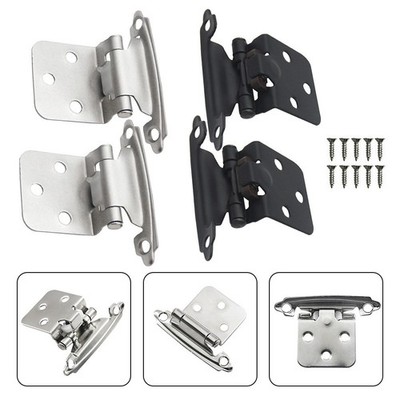 2pc Lot Kitchen Hinges Overlay Self Closing Face Mount Cupboard Door Hinge