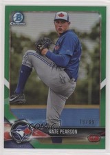 2018 Bowman Draft Chrome Green Refractor 79/99 Nate Pearson #BDC-118 0c6
