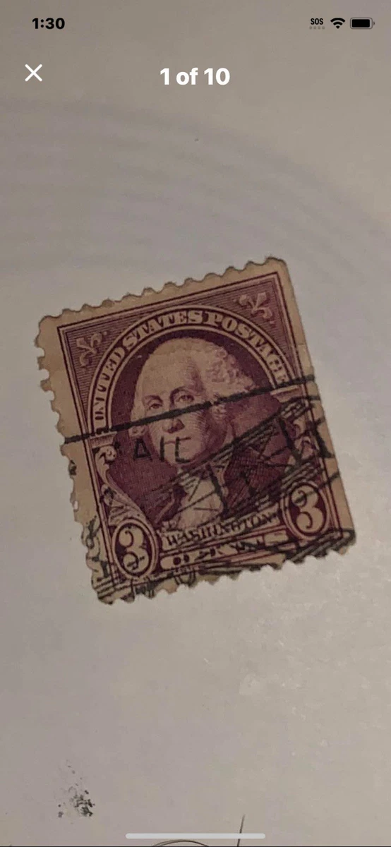George Washington 3 Cent Stamp In Used Us Stamps (1901-Now) for