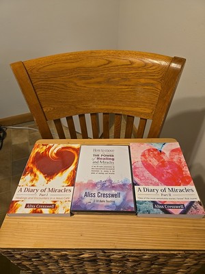 A Diary of Miracles Part 1 & 2 w/ Bonus 2 CD Audio Teaching Aliss Cresswell
