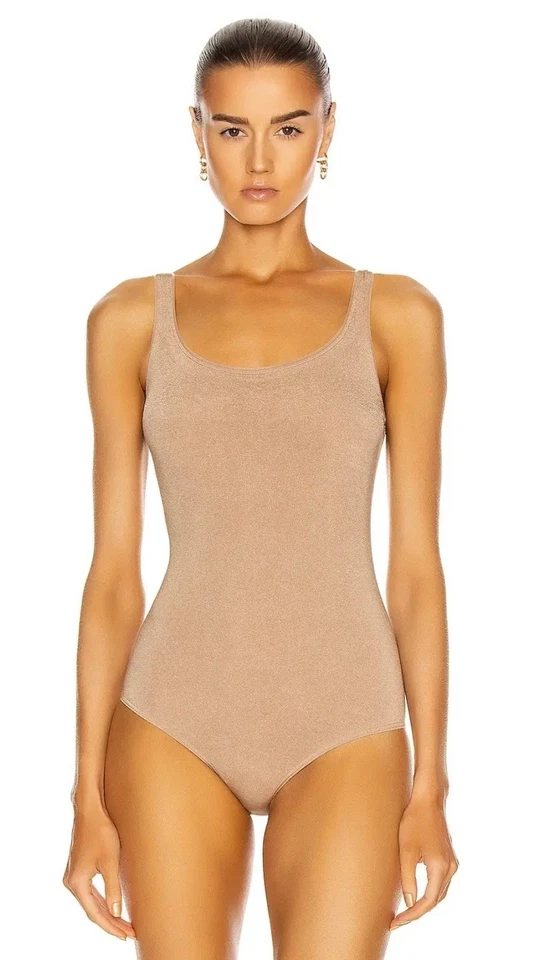 Nuevo Body sin mangas Wolford Latte "Jamaica String Body" jersey elástico L $235,00 Foto 2 de 4