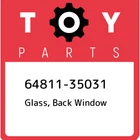 64811-35031 Toyota Glass, back window 6481135031, New Genuine OEM Part