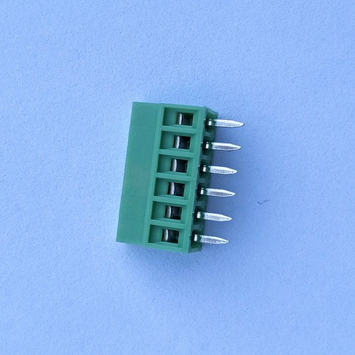 🇬🇧 4pcs 6-pin screw terminal connector block, 2.54mm 0.1" stripboard pitch, 6P - Picture 3 of 3