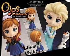 PEGATINAS OJOS-OJOS AUTOADHESIVOS MARIELA LOPEZ, PORCELANA FRÍA, ARCILLA, #101-y más