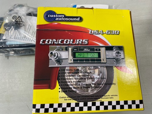 Radio Custom Autosound EE. UU. 630 VECH-5-630 - 1955 Chevy Belair 240 vatios NUEVO - Imagen 18 de 18