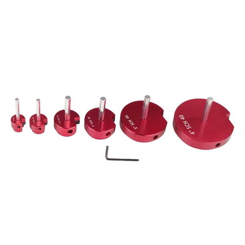 6x PVC Pipe Reamer Set Premium with 3/4 " 1 " 1 1/2 " 2 " 3 " 4 " Head - Picture 4 of 13