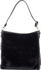 Furry Hobo Bag - Faux Fur Sure Bag Sourpuss Pinup Punk Soft Adjustable RARE NOS