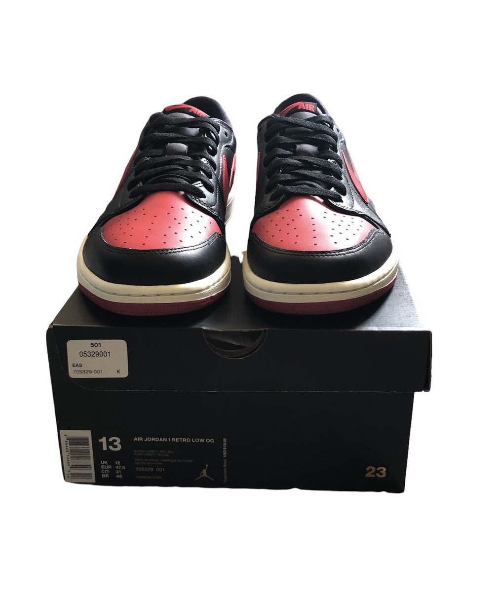 Nike Air Jordan 1 Retro Low OG “Bred” 2015 Men