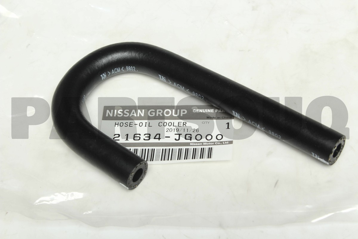 21634JG000 Genuine Nissan HOSE-OIL COOLER 21634-JG000 | eBay