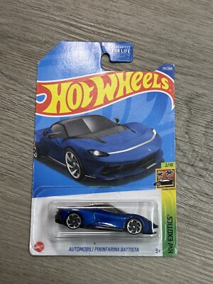 Hot Wheels HW Exotics 2/10 Automobili Pininfarina Battista 171/250 Blue