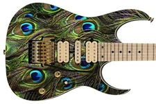 Guitar Skin Axe Wrap Re-skin Bass Electric Reface the Mad Peacock 362