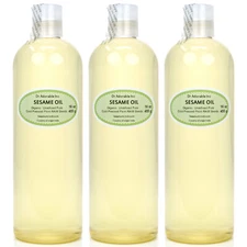 SESAME SEED OIL FROM RAW SEED UNREFINED BY DR.ADORABLE COLD PRESSED 2oz-UP TO7LB