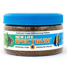 New Life Spectrum TROPICAL FISH Regular Pellets 80g Color Enhancing Fish Food
