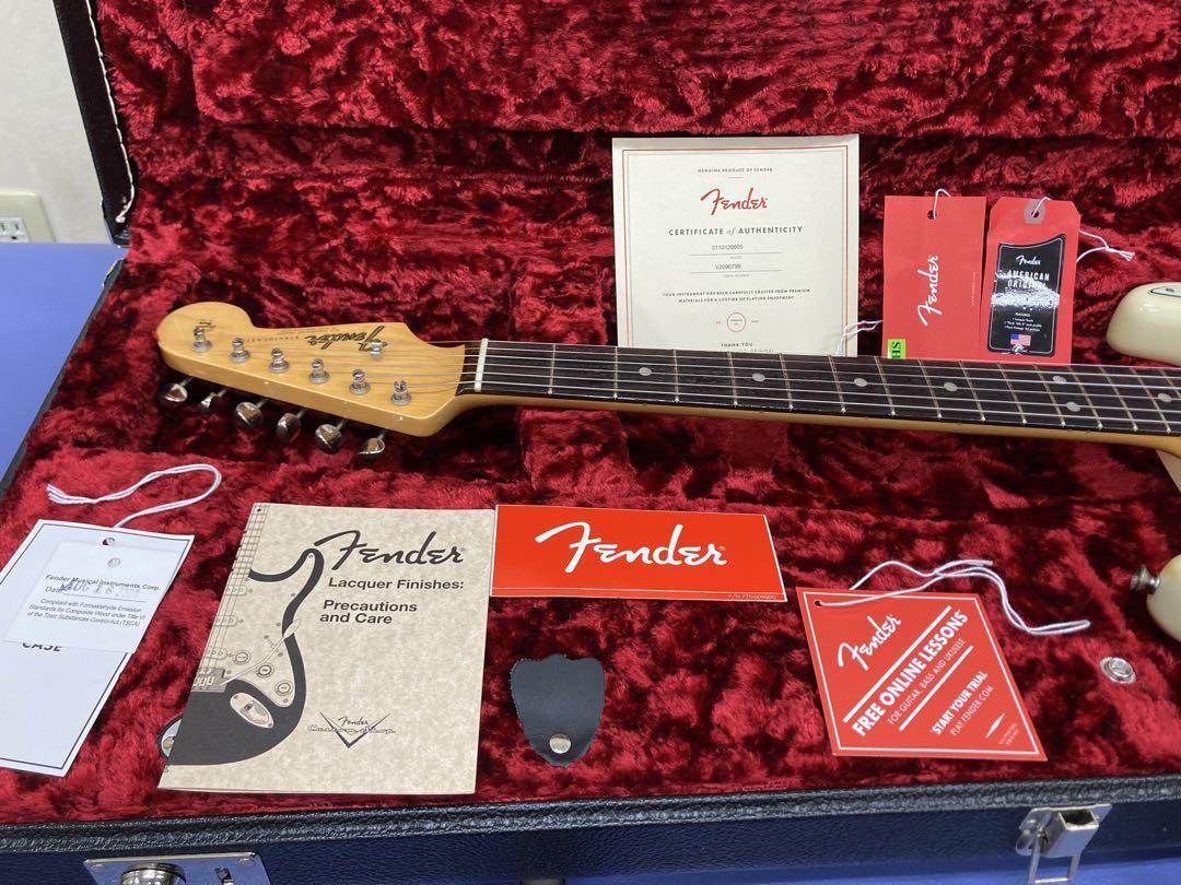 【10797】Fender USA American American Ultra Stratocaster – Cobra Blue w/Maple – Dave's