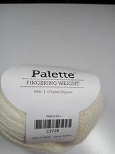 Knit Picks Palette Yarn-White-231 Yards-NEW