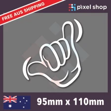 SHAKA HAND Car 4x4 Vinyl Decal Sticker SEND IT MATE Funny JDM car window JUST