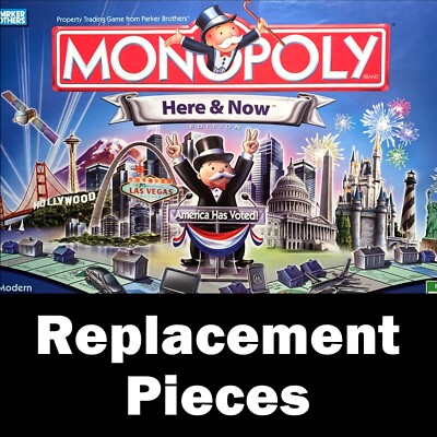 Monopoly 2006 HERE & NOW - Replacement Parts Pieces Tokens Cards Deeds